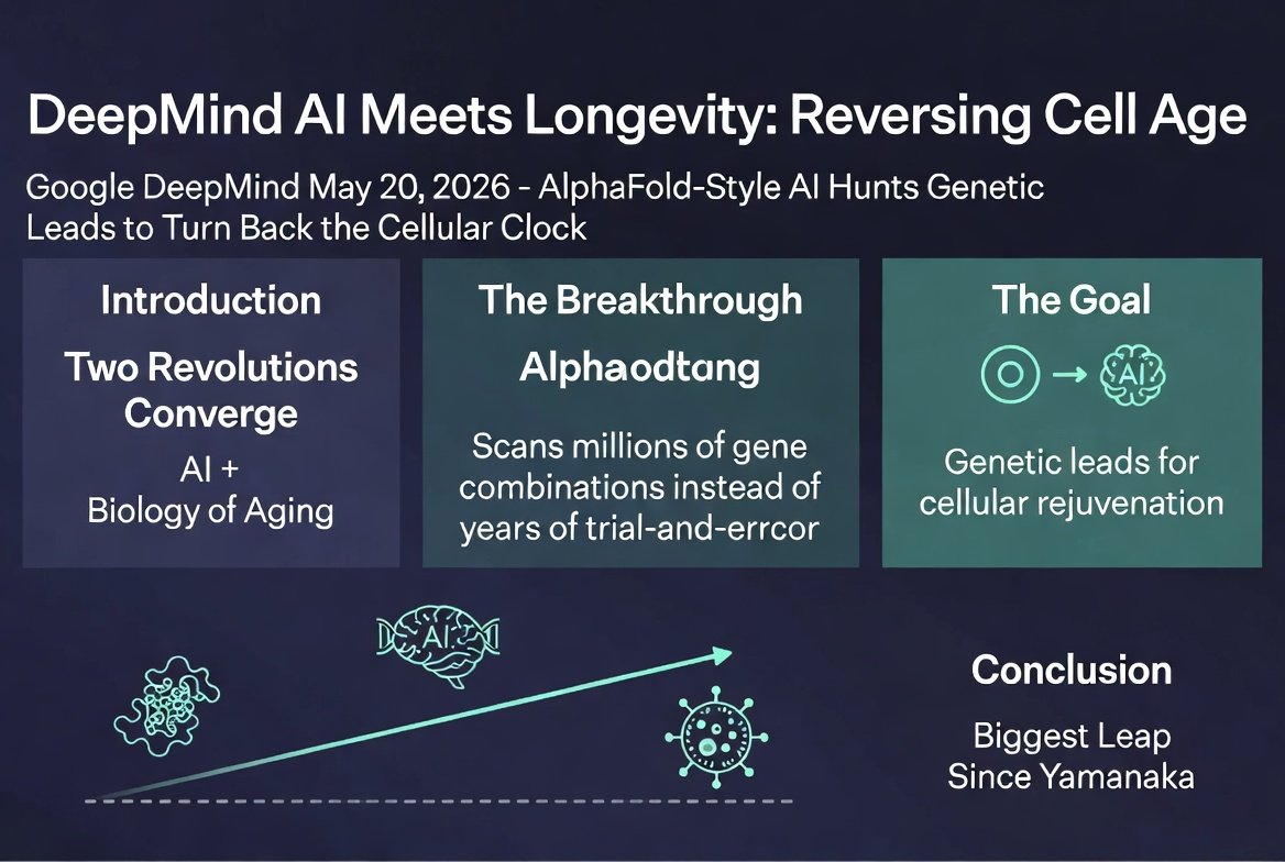 DeepMind et le vieillissement : l'intelligence artificielle identifie des gènes qui rajeunissent les cellules